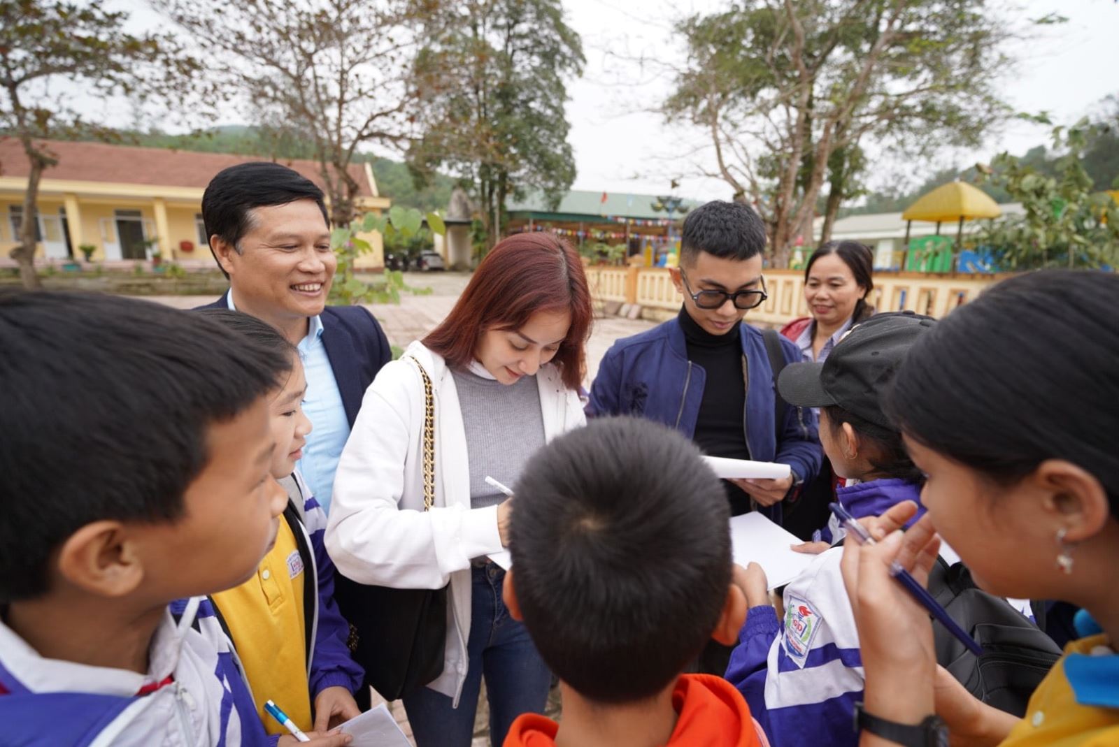 Hoạt động từ thiện của Qũy Xã hội Phan Anh tại huyện Đức Thọ tỉnh Hà Tĩnh 