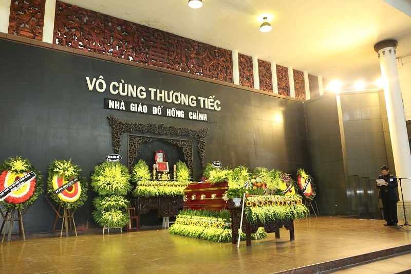 Một số hình ảnh về Lễ tang Nhà giáo Đỗ Hồng Chỉnh - Chủ tịch Hội đồng quản lý Quỹ Xã hội Phan Anh